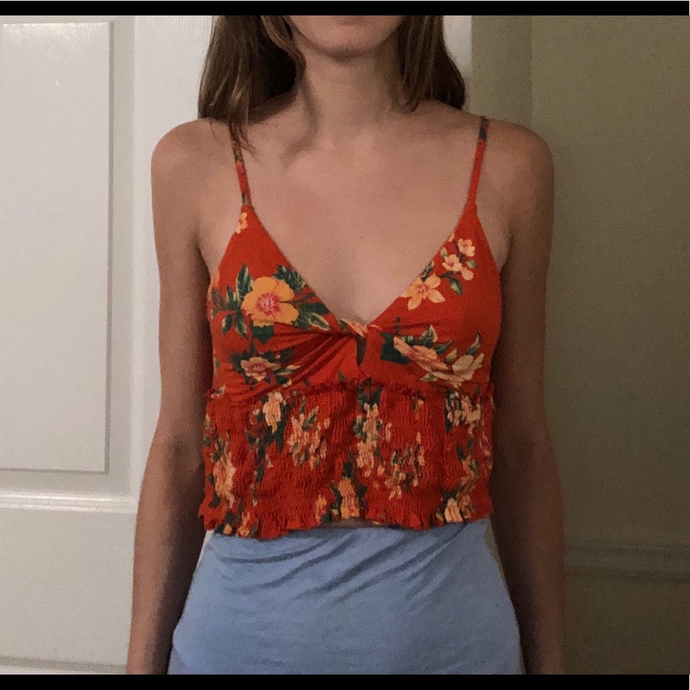 American Eagle Red Crop top